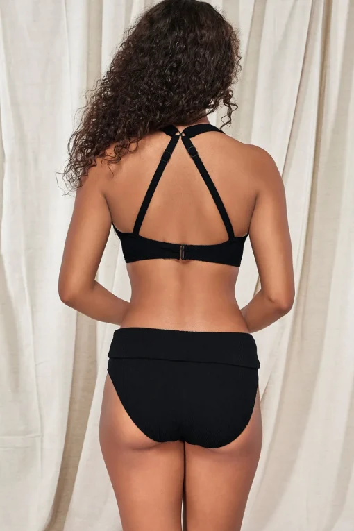 Sunsets Pacifica Black Hannah High Waist Bottom< Plus Size | High-Waist