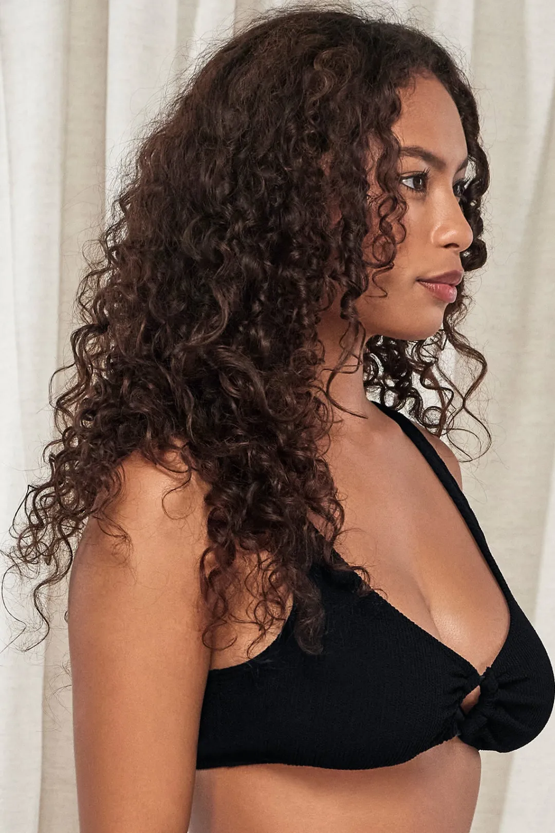 Sunsets Pacifica Black Oceana Top< Plus Size | Wire-Free