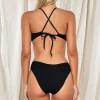 Sunsets Pacifica Black Penny Hipster Bottom< Low-Rise | Bikini Bottoms