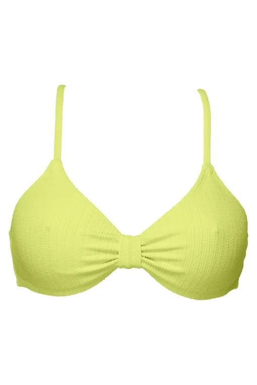 Sunsets Pacifica Bright Pear Indie Bralette Top< Wire-Free | Bikini Tops