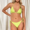 Sunsets Pacifica Bright Pear Tiana Triangle Top< Wire-Free | Bikini Tops
