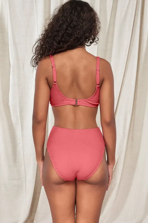 Sunsets Pacifica Hibiscus Tea Astrid High Waist Bottom< High-Waist | Bikini Bottoms