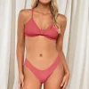 Sunsets Pacifica Hibiscus Tea Indie Bralette Top< Wire-Free | Bikini Tops