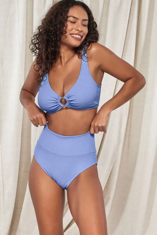 Sunsets Pacifica Hydrangea Hannah High Waist Bottom< Plus Size | High-Waist