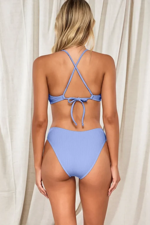 Sunsets Pacifica Hydrangea Indie Bralette Top< Wire-Free | Bikini Tops