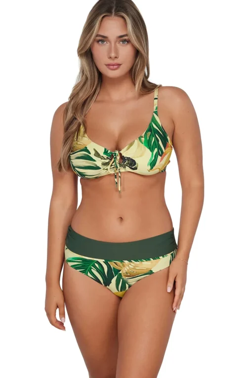 Sunsets Amber Oasis Capri High Waist Bottom< Plus Size | High-Waist