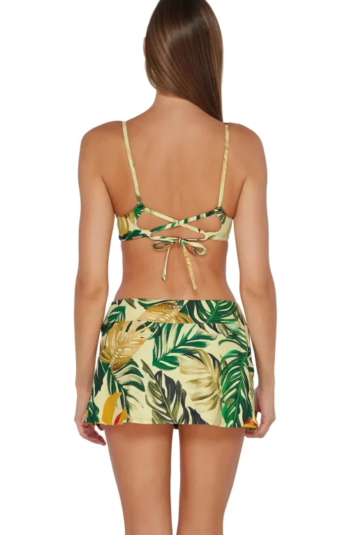 Sunsets Amber Oasis Sporty Swim Skirt Bottom< Plus Size