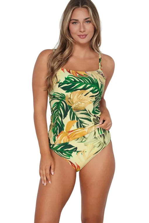 Sunsets Amber Oasis Taylor Tankini Top< Plus Size | Underwire