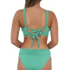 Sunsets Aqua Mist Sandbar Rib Unforgettable Bottom< Bikini Bottoms | Plus Size