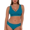 Sunsets Avalon Teal Elsie Top< Plus Size | Underwire