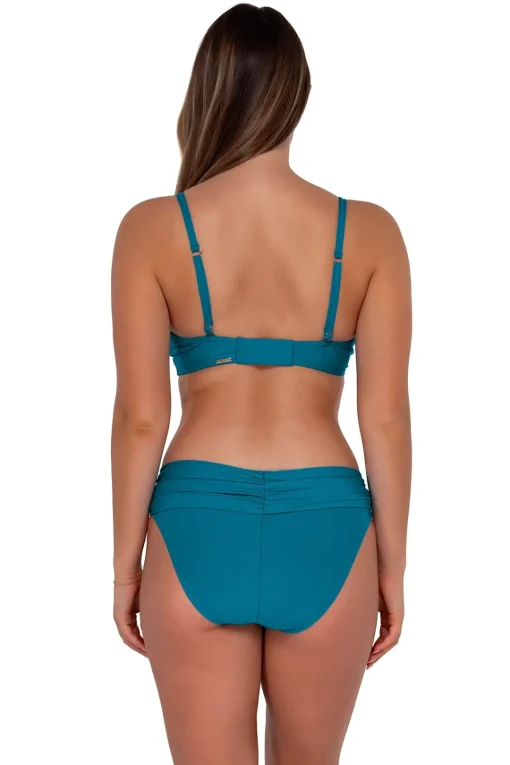 Sunsets Avalon Teal Kauai Keyhole Top< Plus Size | Underwire