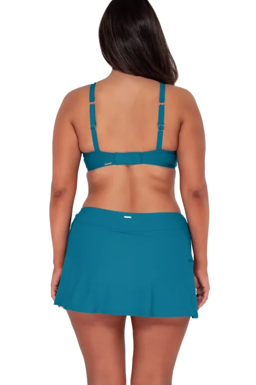 Sunsets Avalon Teal Kauai Keyhole Top< Plus Size | Underwire