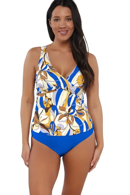 Sunsets Bali Bungalow Elsie Tankini Top< Plus Size | Underwire