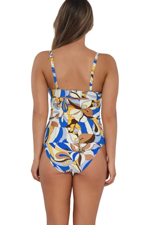 Sunsets Bali Bungalow Serena Tankini Top< Plus Size | Underwire