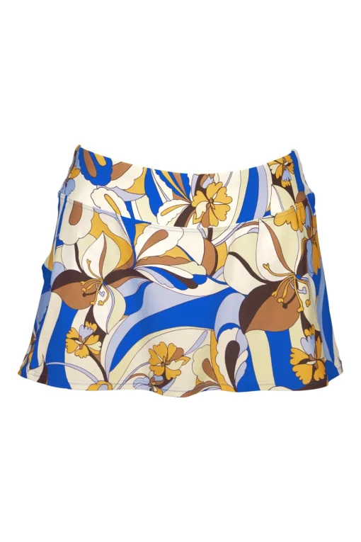 Sunsets Bali Bungalow Sporty Swim Skirt< Plus Size