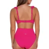 Sunsets Begonia Sandbar Rib Hannah High Waist Bottom< Plus Size | High-Waist