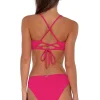Sunsets Begonia Sandbar Rib Collins Hipster Bottom< Low-Rise | Bikini Bottoms