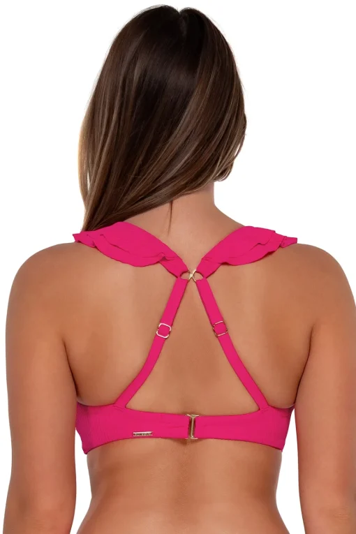 Sunsets Begonia Sandbar Rib Willa Wireless Top< Plus Size | Wire-Free