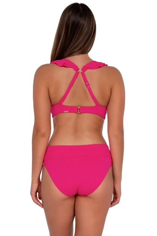 Sunsets Begonia Sandbar Rib Willa Wireless Top< Plus Size | Wire-Free