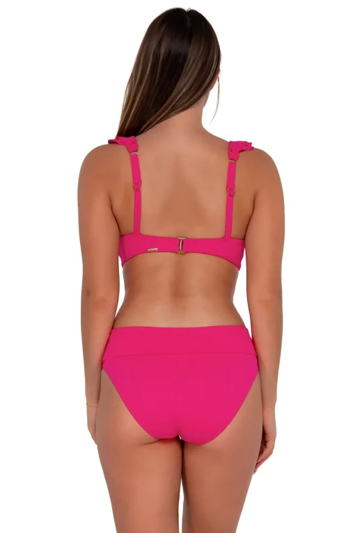 Sunsets Begonia Sandbar Rib Hannah High Waist Bottom< Plus Size | High-Waist