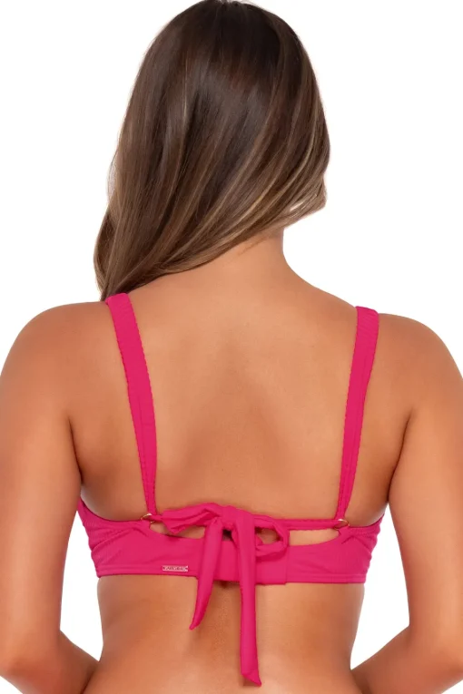 Sunsets Begonia Sandbar Rib Vienna V-Wire Top< Plus Size | Underwire
