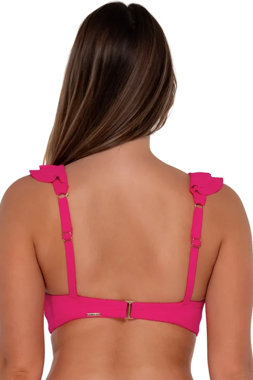 Sunsets Begonia Sandbar Rib Willa Wireless Top< Plus Size | Wire-Free