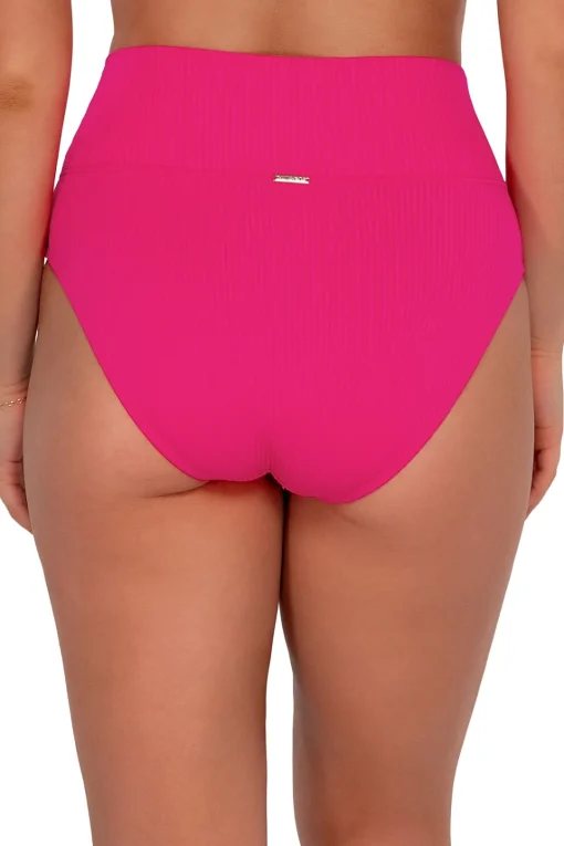 Sunsets Begonia Sandbar Rib Hannah High Waist Bottom< Plus Size | High-Waist