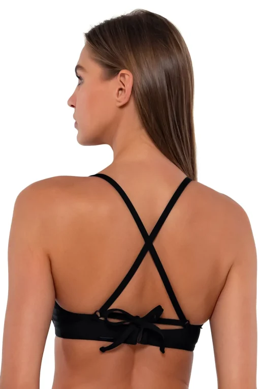 Sunsets Black Brooke U-Wire Top< Underwire | Bikini Tops