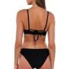 Sunsets Black Collins Hipster Bottom< Low-Rise | Bikini Bottoms