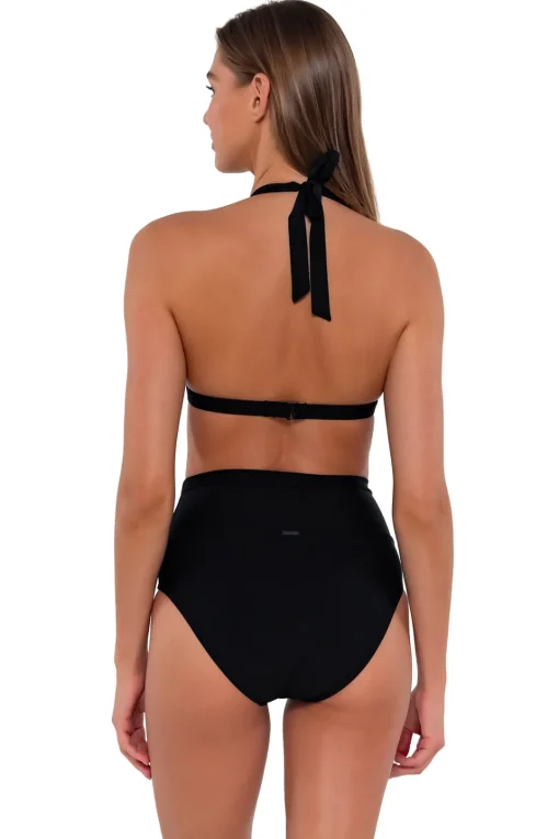 Sunsets Black Hannah High Waist Bottom< High-Waist
