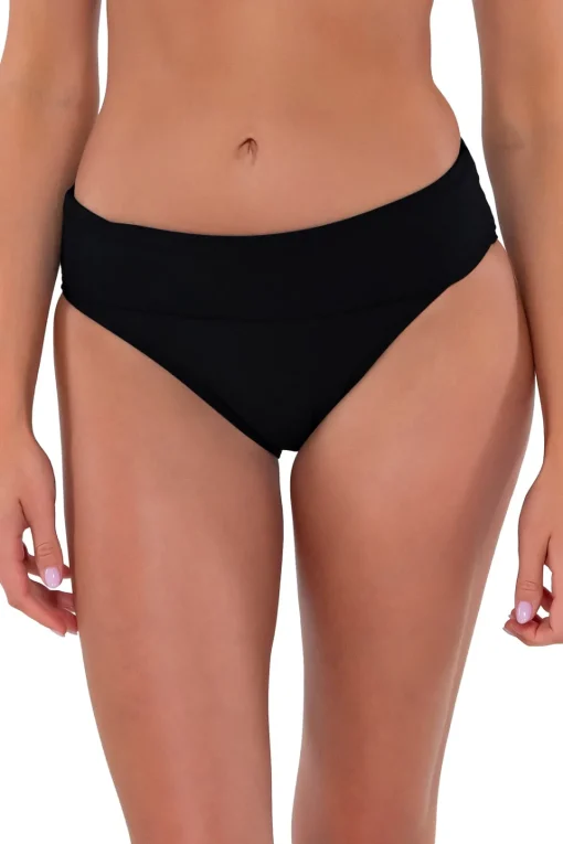 Sunsets Black Hannah High Waist Bottom< High-Waist