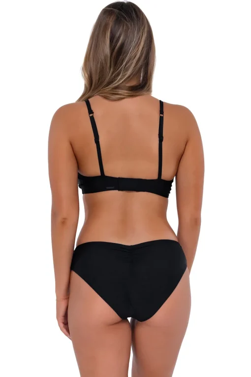 Sunsets Black Kauai Keyhole Top< Plus Size | Bra-Sized