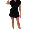 Sunsets Black Lucia Dress< Cover-Ups