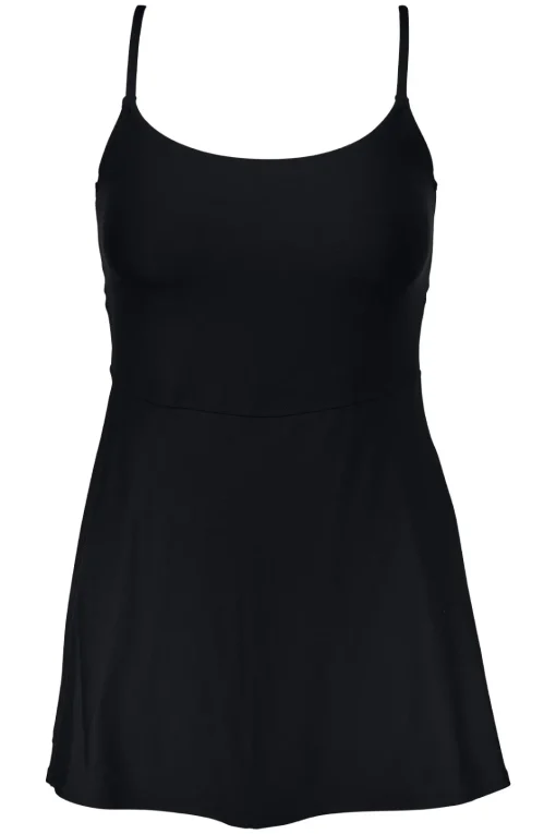 Sunsets Black Naomi Swim Dress One Piece< Swim Dress