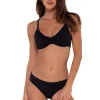 Sunsets Black Seagrass Texture Brooke U-Wire Top< Underwire | Bikini Tops
