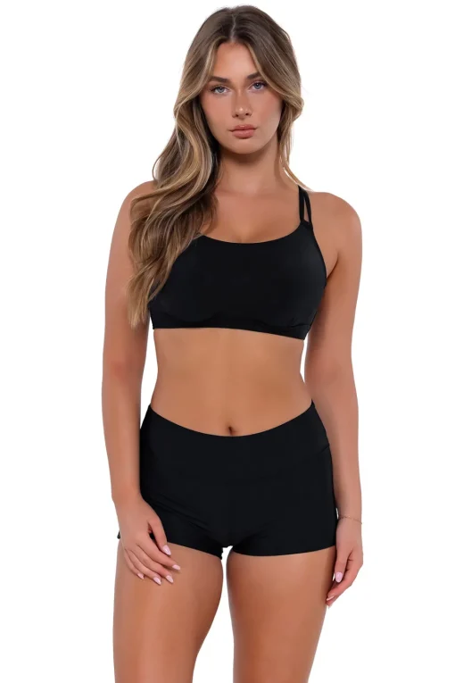 Sunsets Black Taylor Bralette Top< Plus Size | Bra-Sized