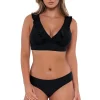 Sunsets Black Willa Wireless Top< Plus Size | Bra-Sized