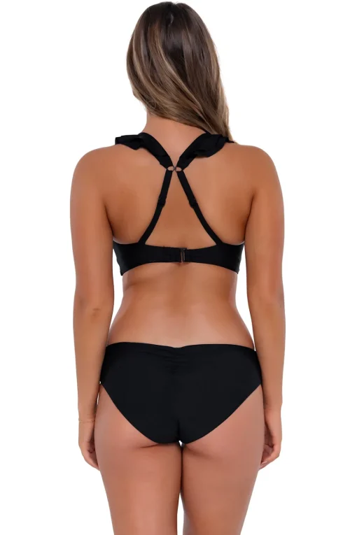 Sunsets Black Willa Wireless Top< Plus Size | Bra-Sized