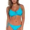 Sunsets Blue Bliss Kauai Keyhole Top< Bra-Sized | Bikini Tops