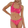 Sunsets Blushing Palms Sandbar Rib Brandi Bralette Top< Wire-Free | Bikini Tops