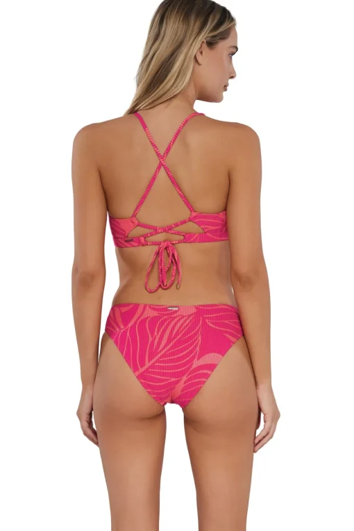 Sunsets Blushing Palms Sandbar Rib Brandi Bralette Top< Wire-Free | Bikini Tops