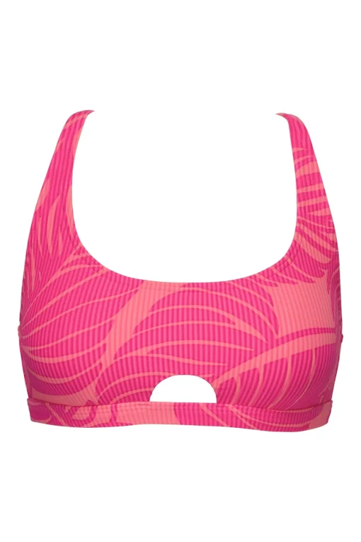 Sunsets Blushing Palms Sandbar Rib Brandi Bralette Top< Wire-Free | Bikini Tops