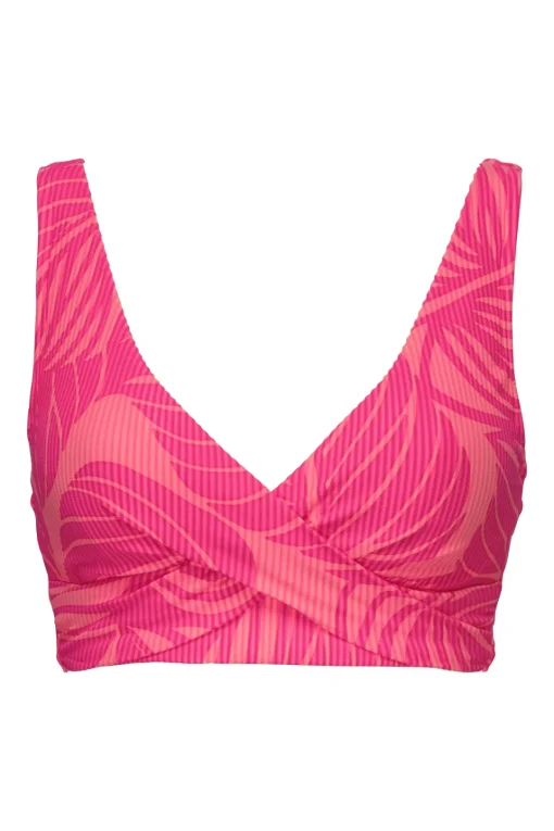 Sunsets Blushing Palms Sandbar Rib Elsie Top< Plus Size | Underwire