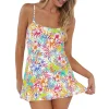 Sunsets Botanical Bliss Sandbar Rib Naomi Swim Dress One Piece< Swim Dress