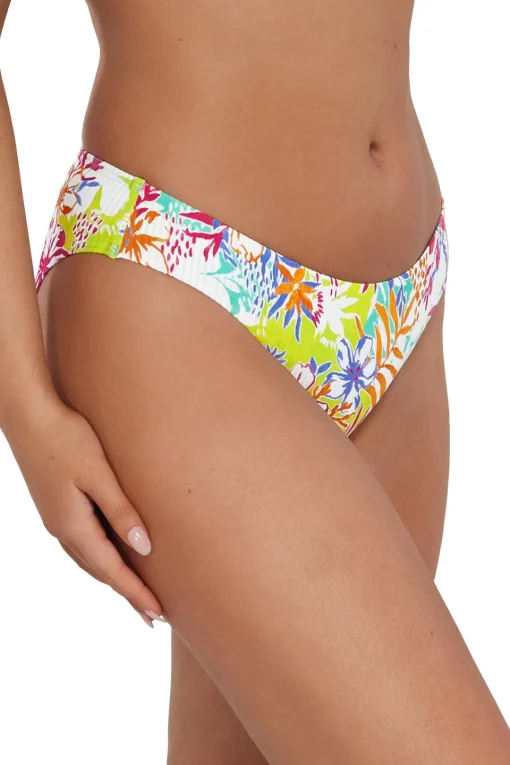 Sunsets Botanical Bliss Sandbar Rib Collins Hipster Bottom< Low-Rise | Bikini Bottoms