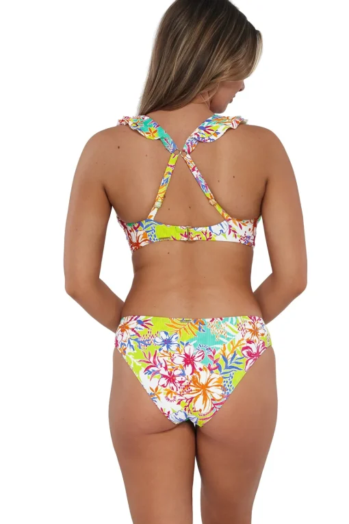 Sunsets Botanical Bliss Sandbar Rib Willa Wireless Top< Plus Size | Wire-Free