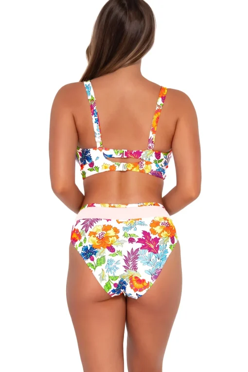 Sunsets Camilla Flora Annie High Waist Bottom< Plus Size | Bikini Bottoms