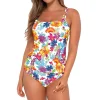 Sunsets Camilla Flora Taylor Tankini Top< Plus Size | Underwire