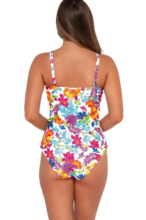 Sunsets Camilla Flora Taylor Tankini Top< Plus Size | Underwire