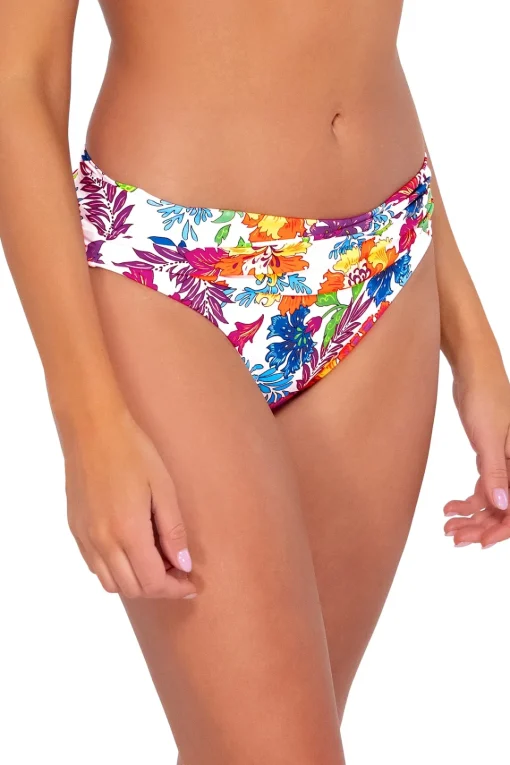Sunsets Camilla Flora Unforgettable Bottom< Plus Size | Bikini Bottoms